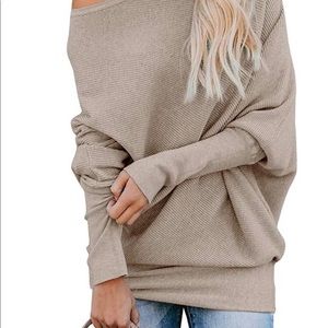 Off shoulder sweater- brand new!